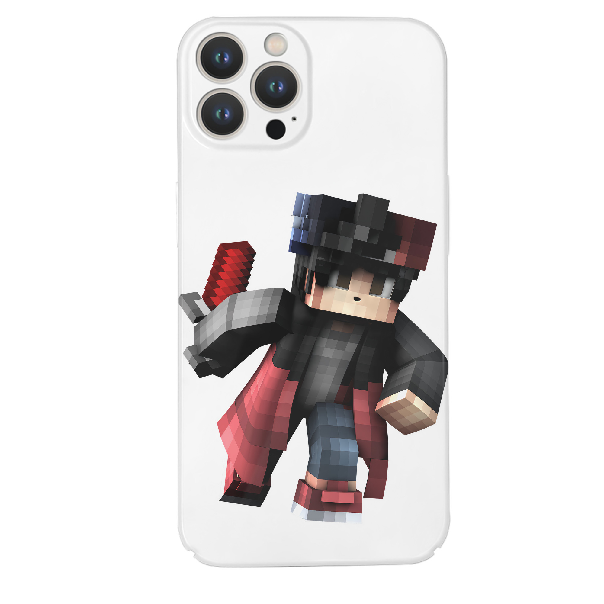（画像用） マインクラフト ブロックの世界 Minecraft MC Block world 【iPhone 14シリーズ対応】ハードケース